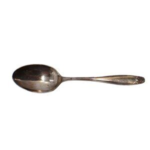 Kirk Stieff Sterling Silver Puritan Tablespoon Serving Spoon 7 3/4" Vintage